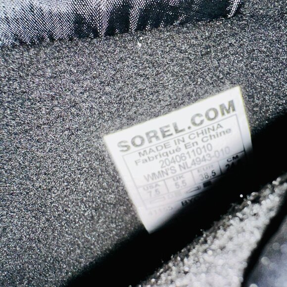 SOREL OUT N' ABOUT PUFFY PUFFER ZIP WATERPROOF INSULATED BOOTS BLACK - Picture 9 of 11